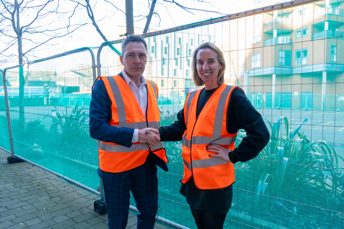 John Dugmore and Clare Friel